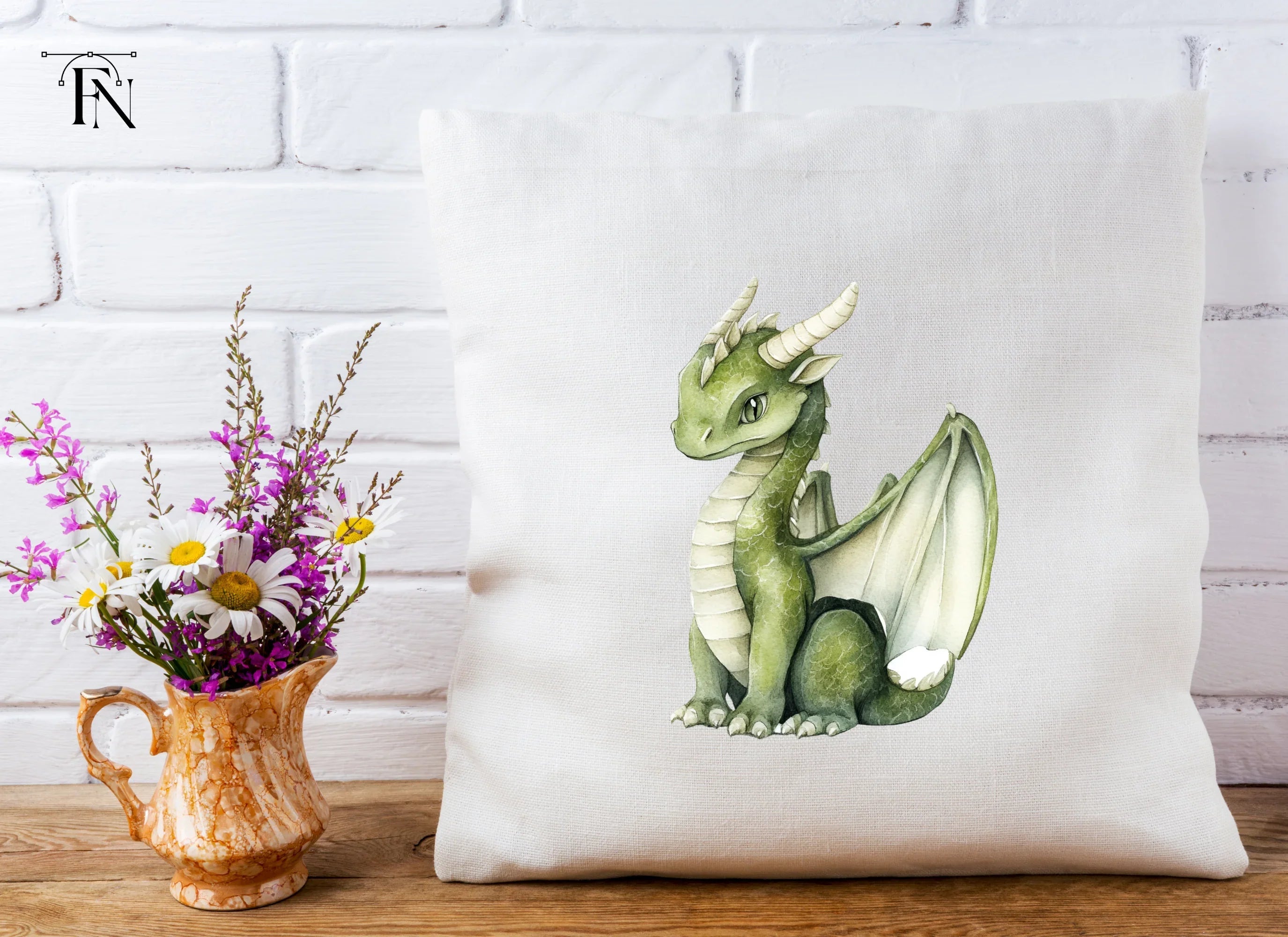 Green Dragon Clipart Bundle