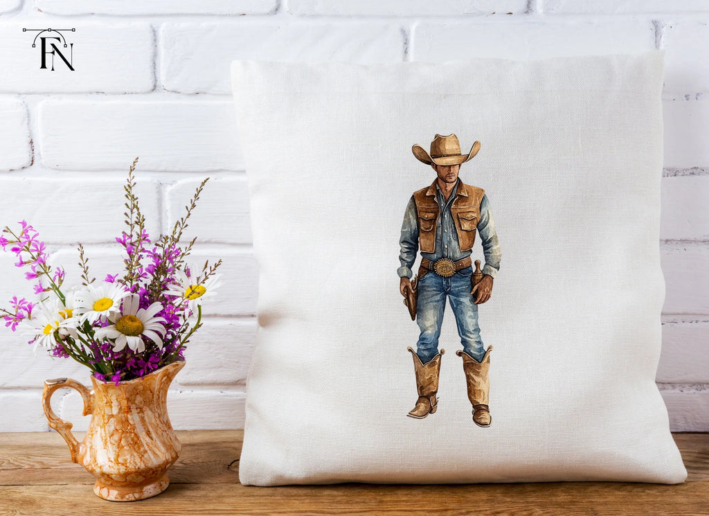 Rugged Cowboy Guns Clipart Bundle