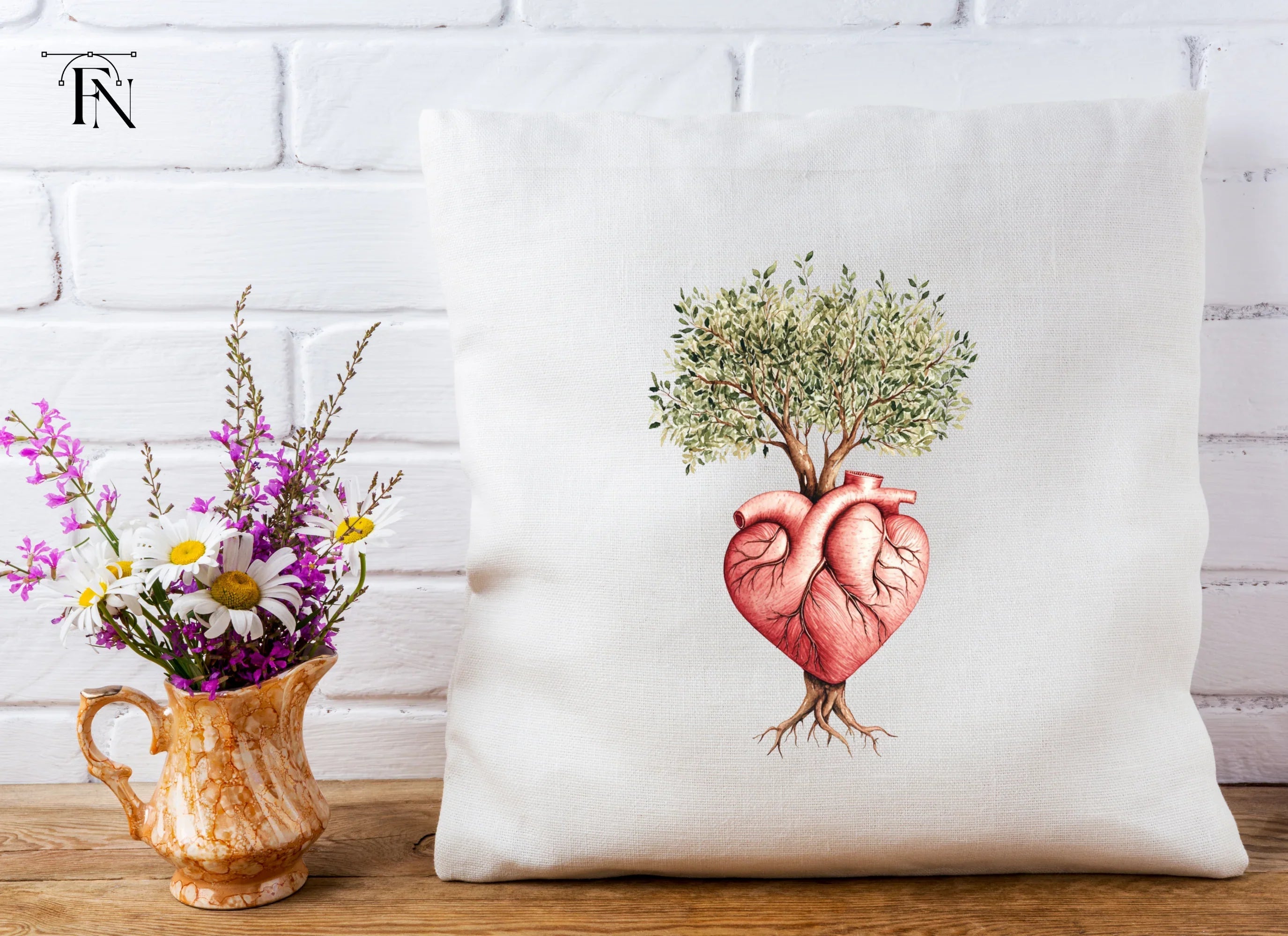 Heart Tree Clipart Bundle