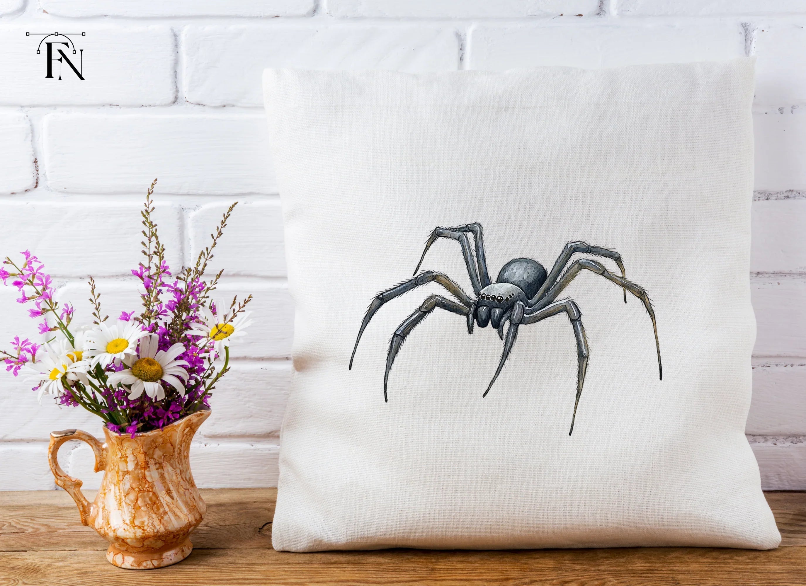 Realistic Spider Clipart Bundle