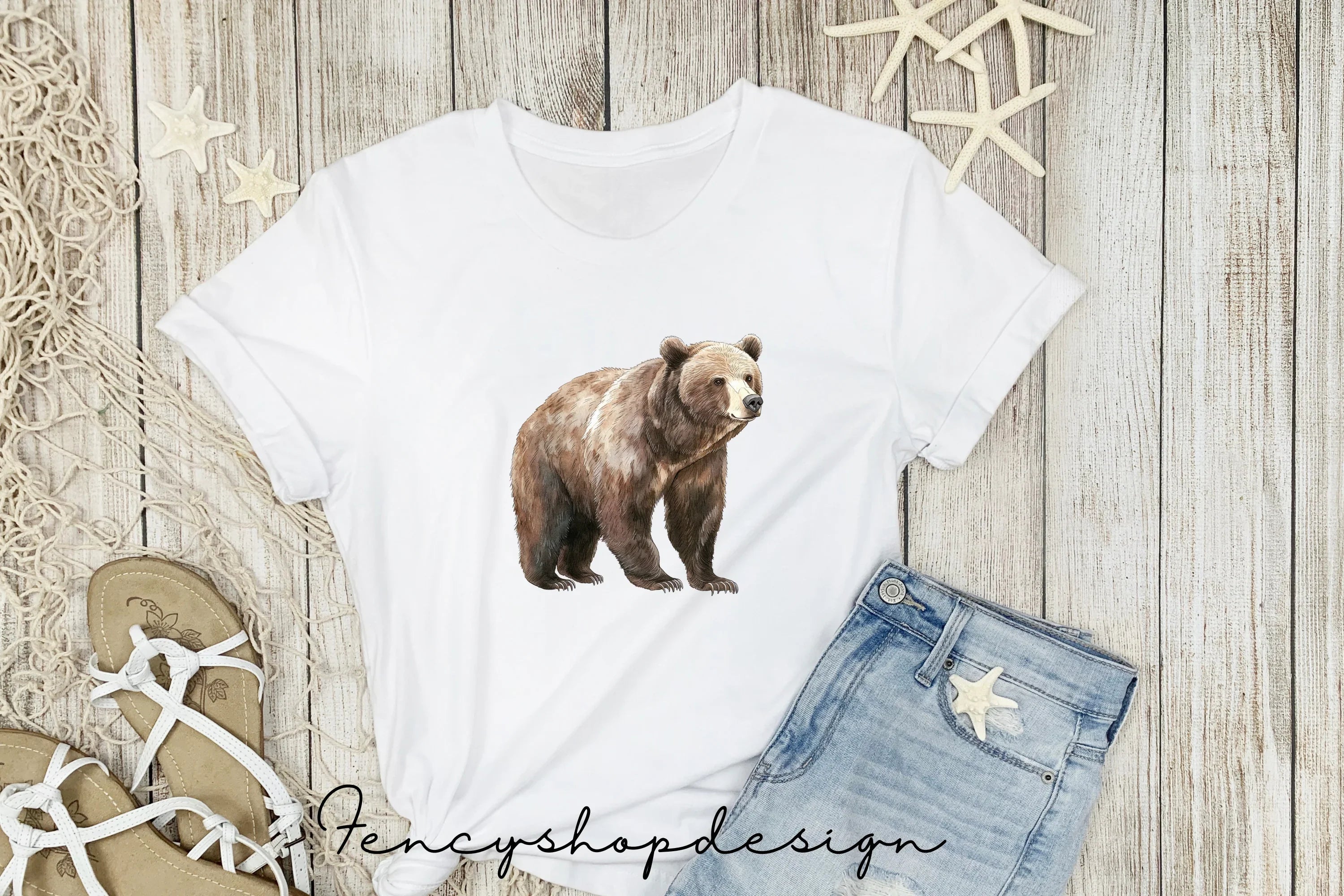 Brown Bear Clipart Bundle