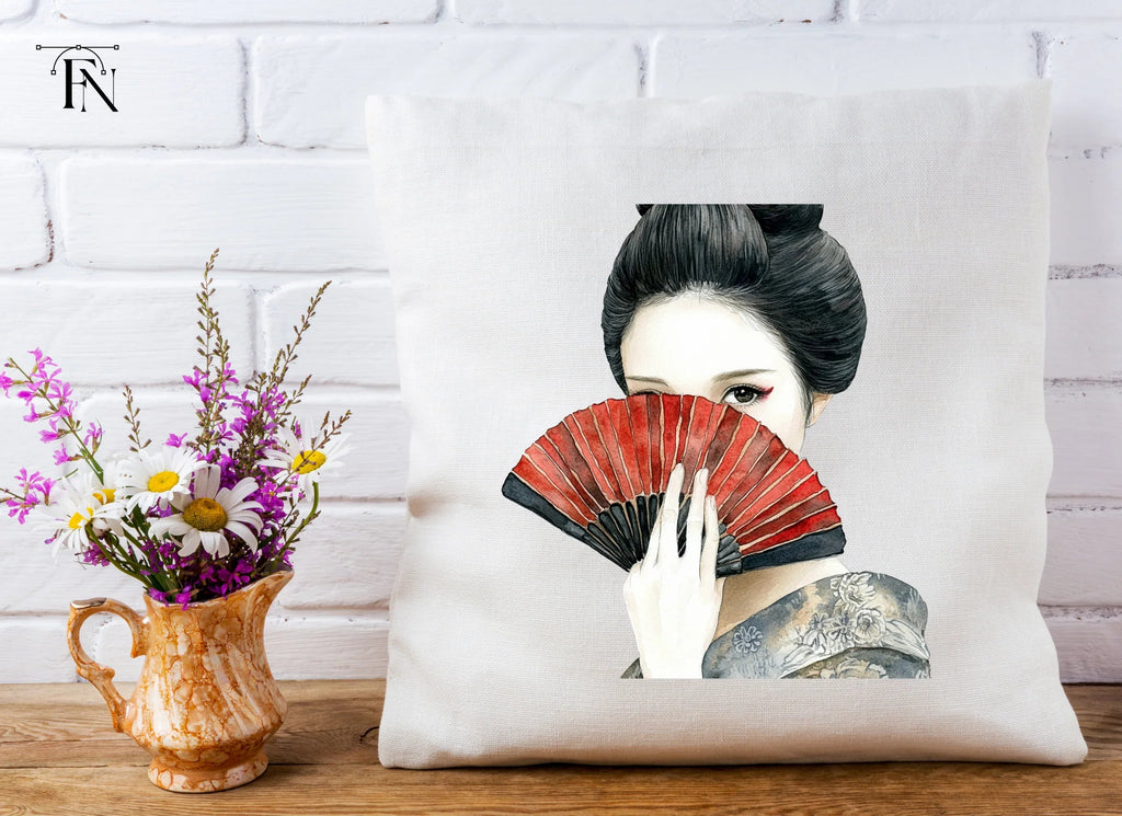 Japanese Geisha Clipart Bundle