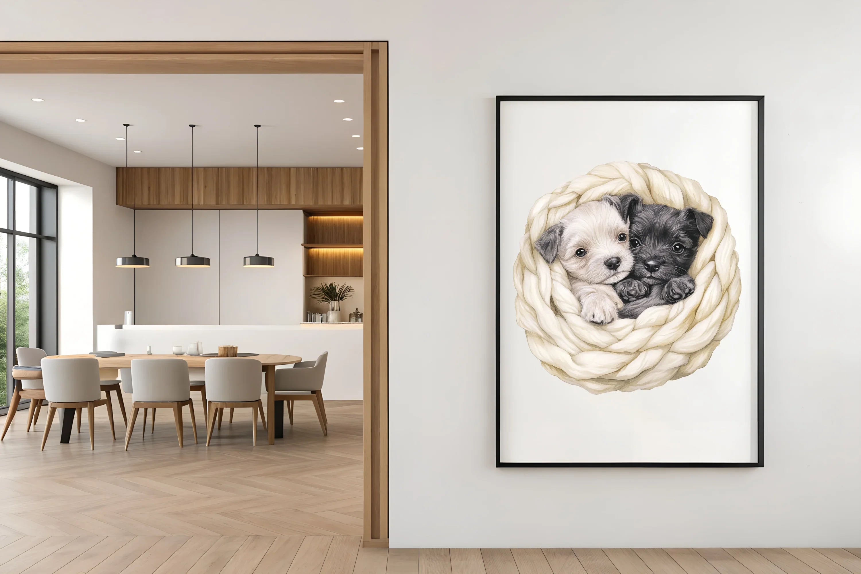 Adorable Sleeping Puppies Clipart Bundle