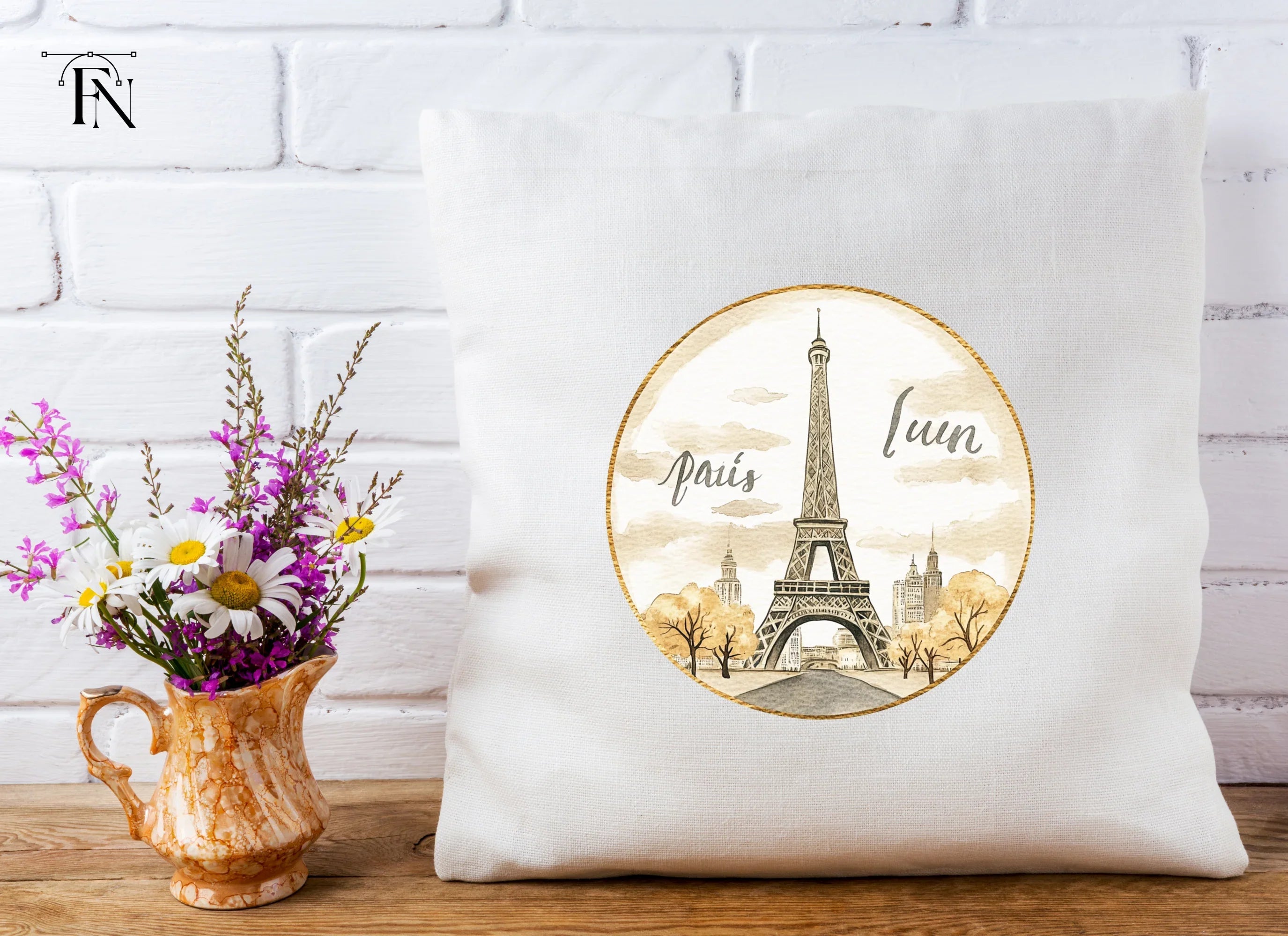 Eiffel Tower Paris Clipart Bundle