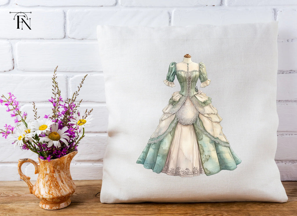 Regal Ball Gown Clipart Bundle