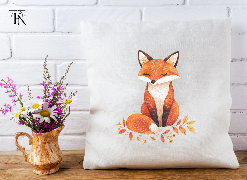 Cute Woodland Fox Clipart Bundle