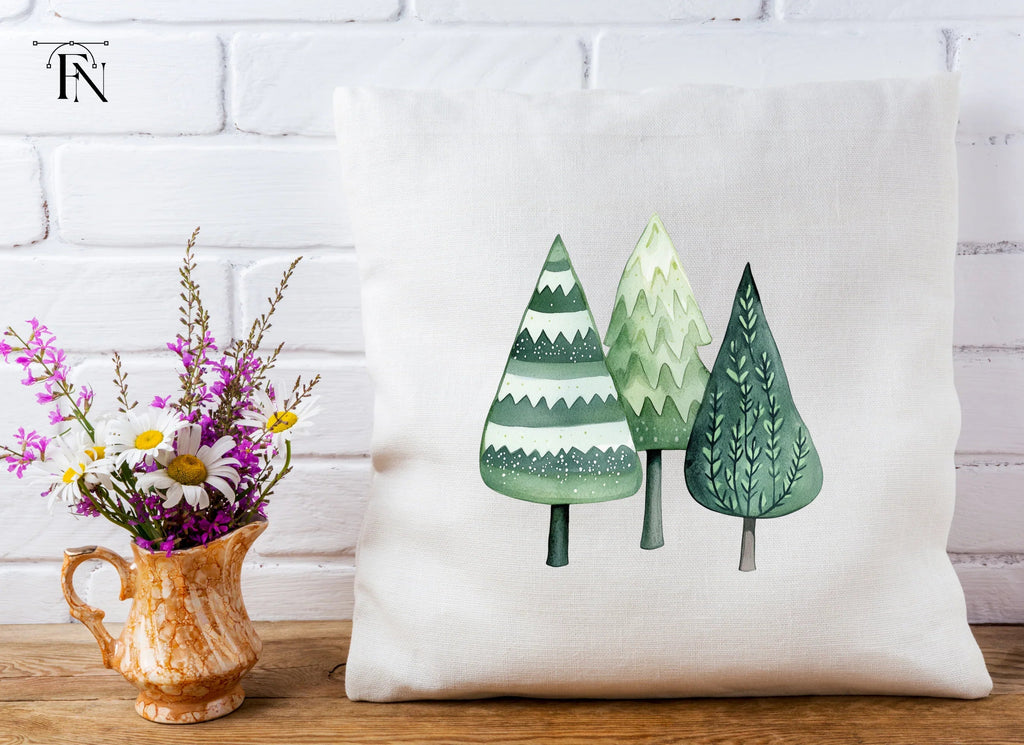 Winter Forest Tree Clipart Bundle