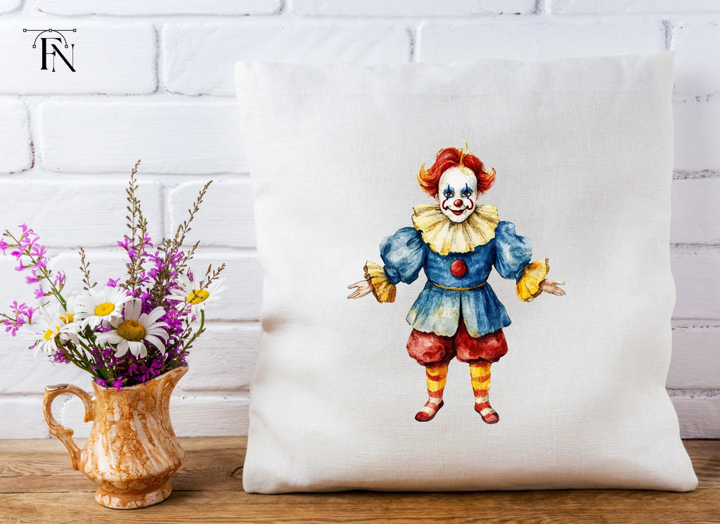 Creepy Clown Clipart Bundle