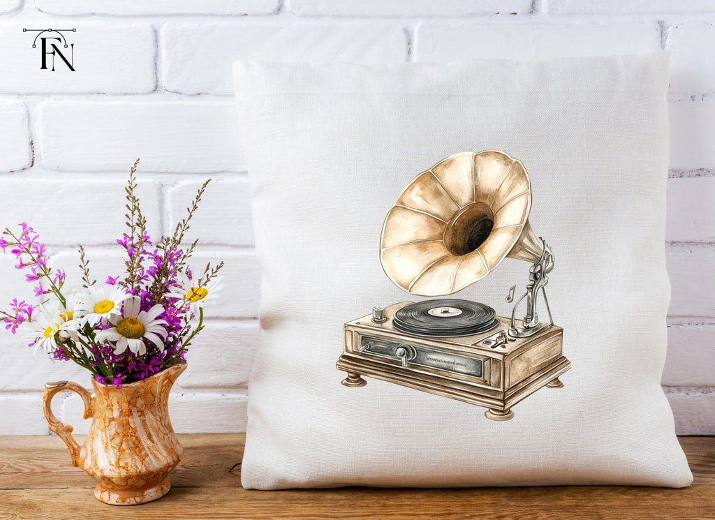 Vintage Gramophone Clipart Bundle