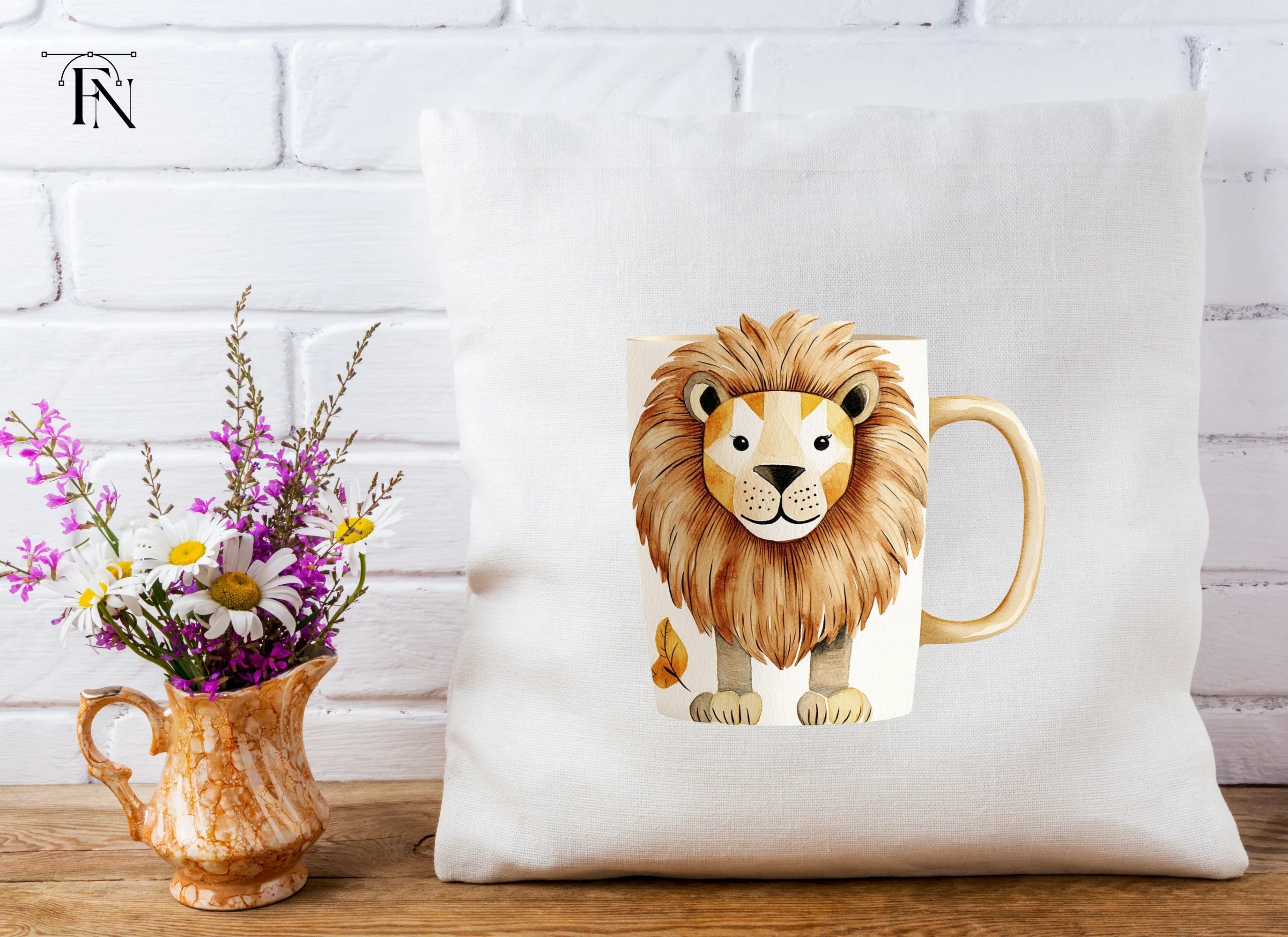 Cute Lion Clipart Bundle
