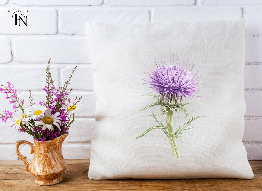 Thistle Plant Duo Clipart Bundle