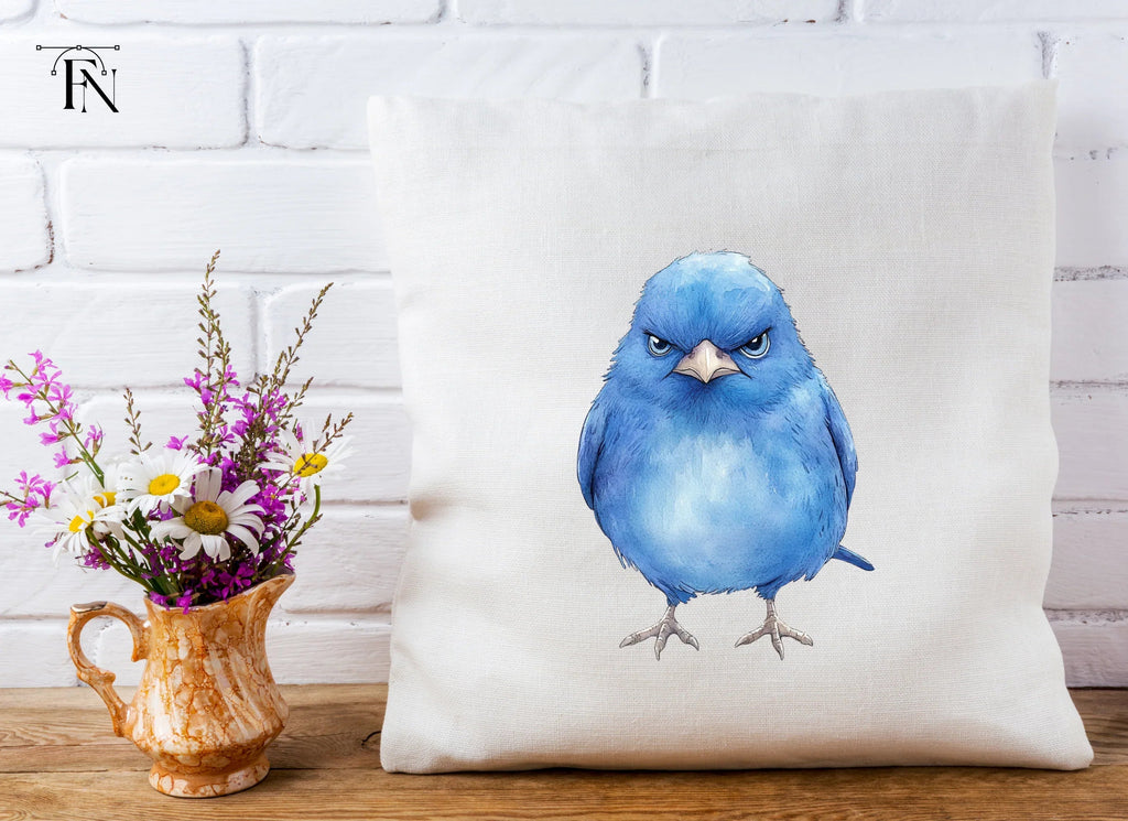 Angry Blue Bird Clipart Bundle