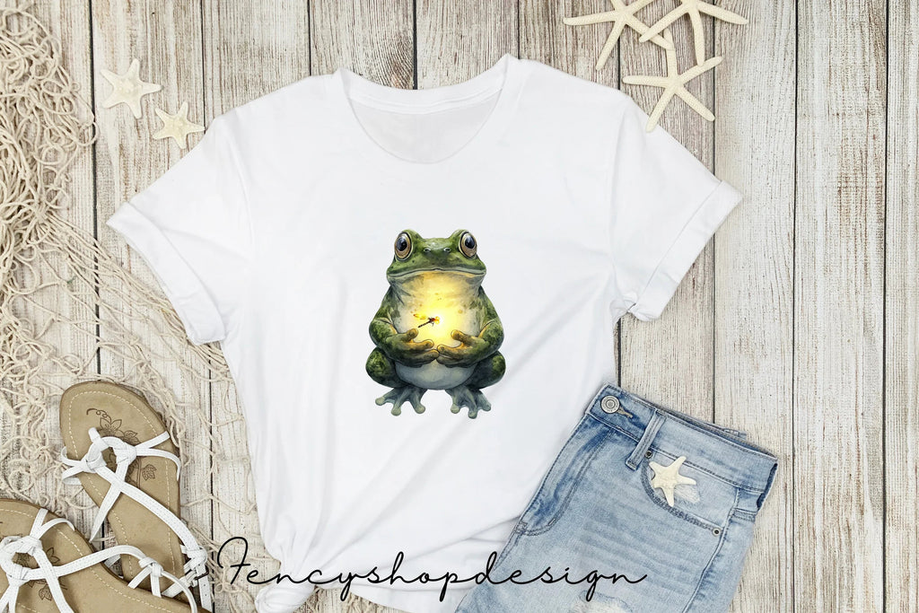 Whimsical Frog Clipart Bundle