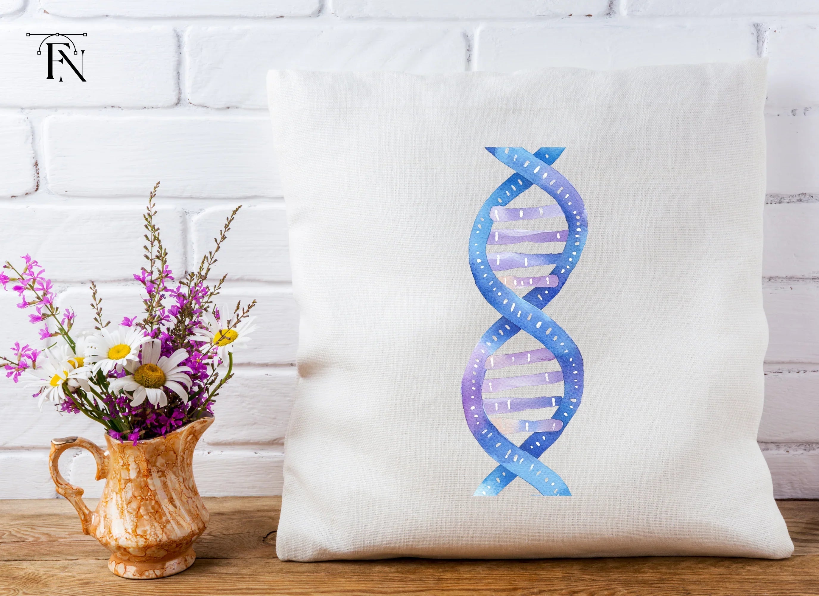 Abstract DNA Helix Clipart Bundle