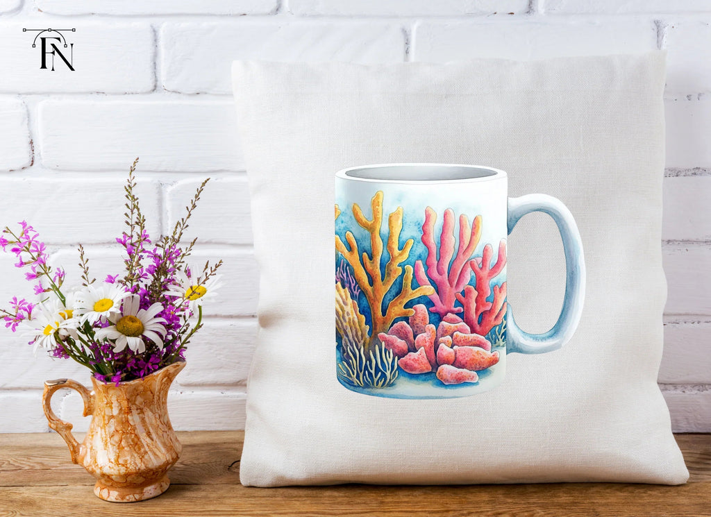 Vibrant Coral Reef Clipart Bundle