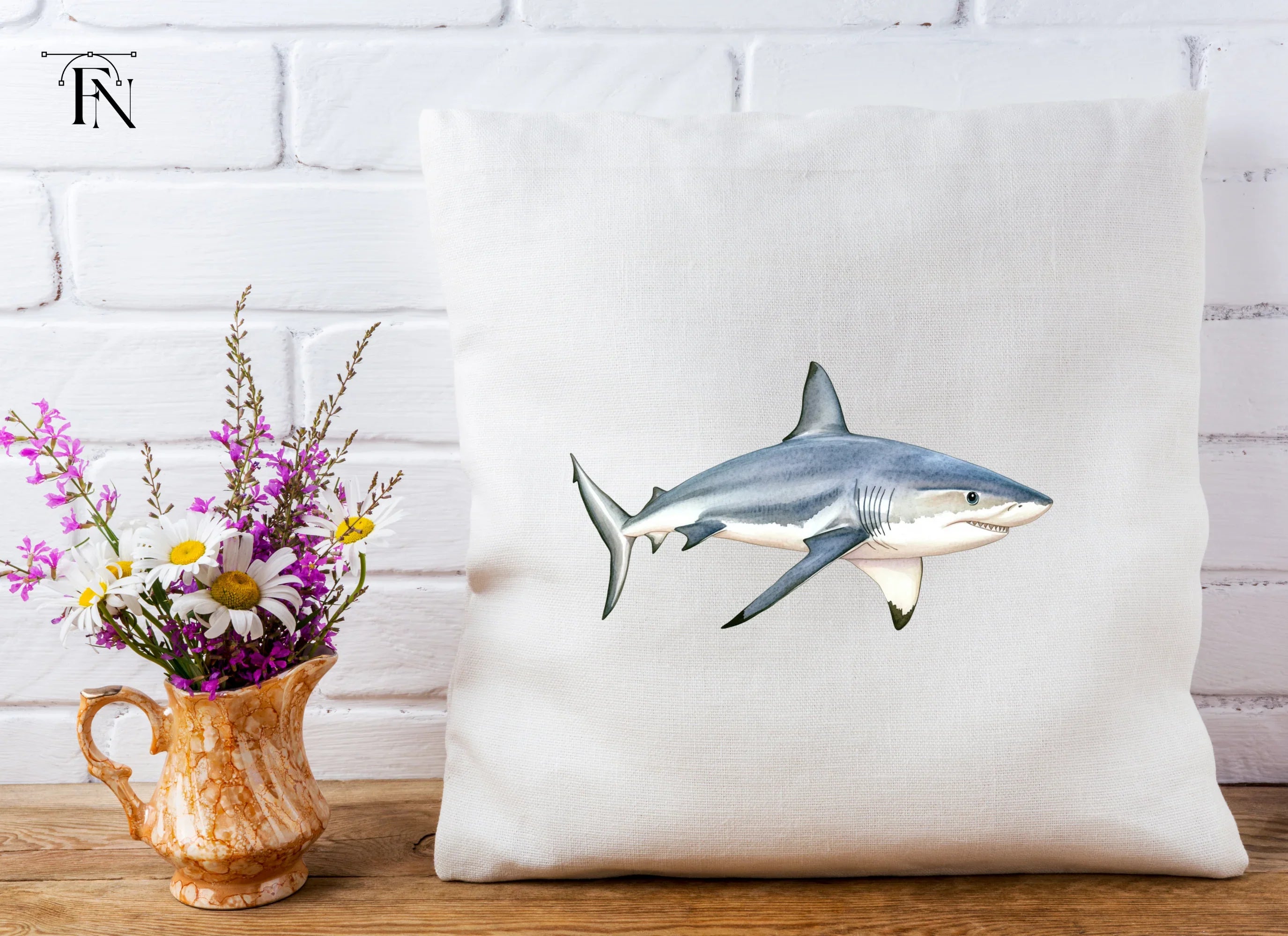 Realistic Shark Clipart Bundle