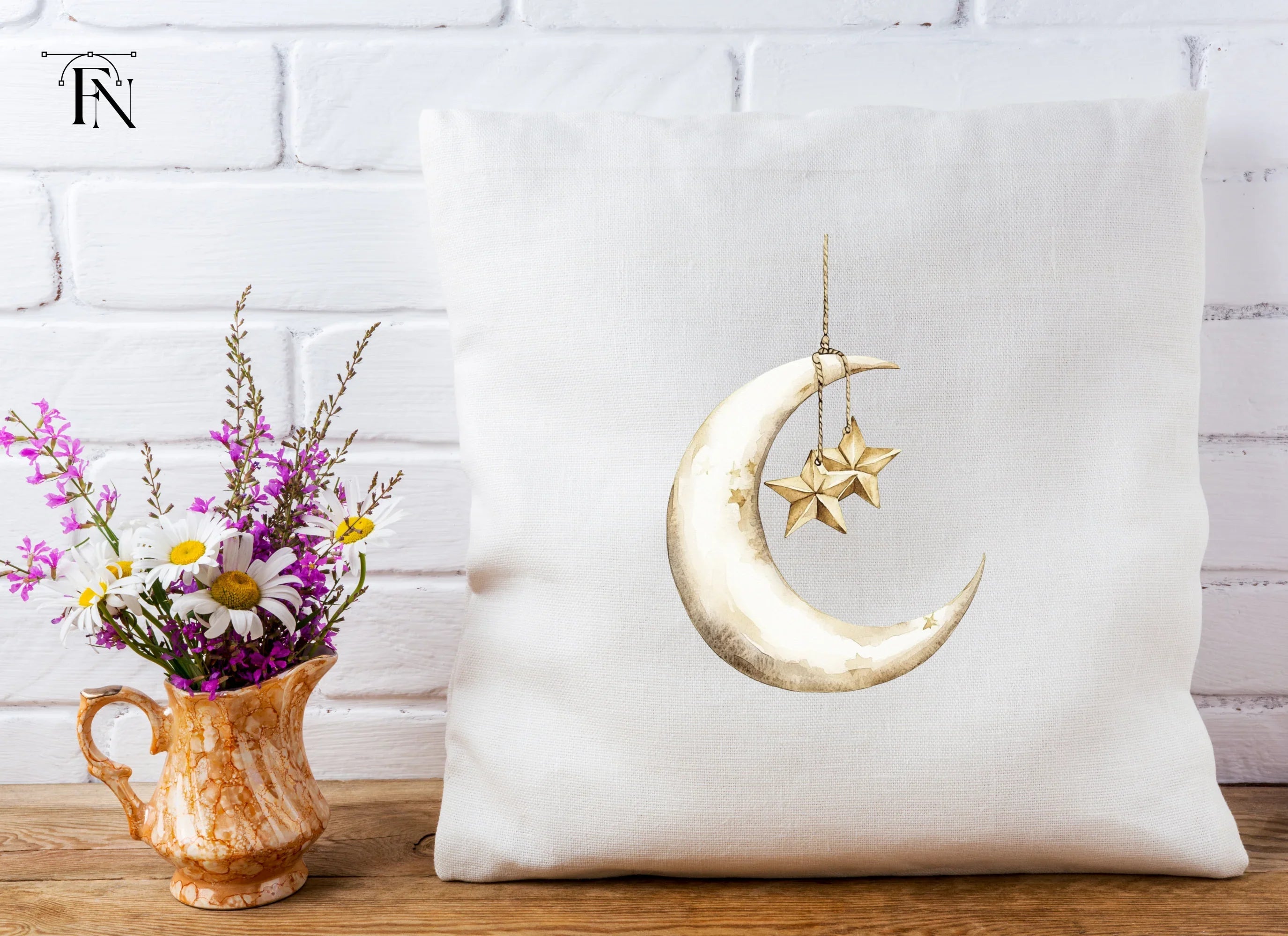 Moon and Stars Clipart Bundle