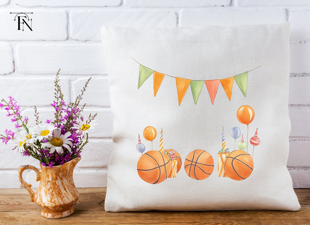 Basketball Birthday Party Clipart Bundle