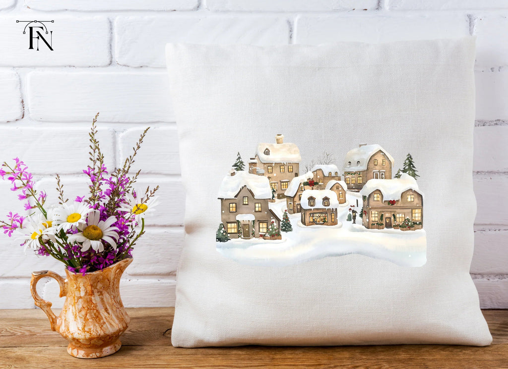 Winter Village Clipart Bundle