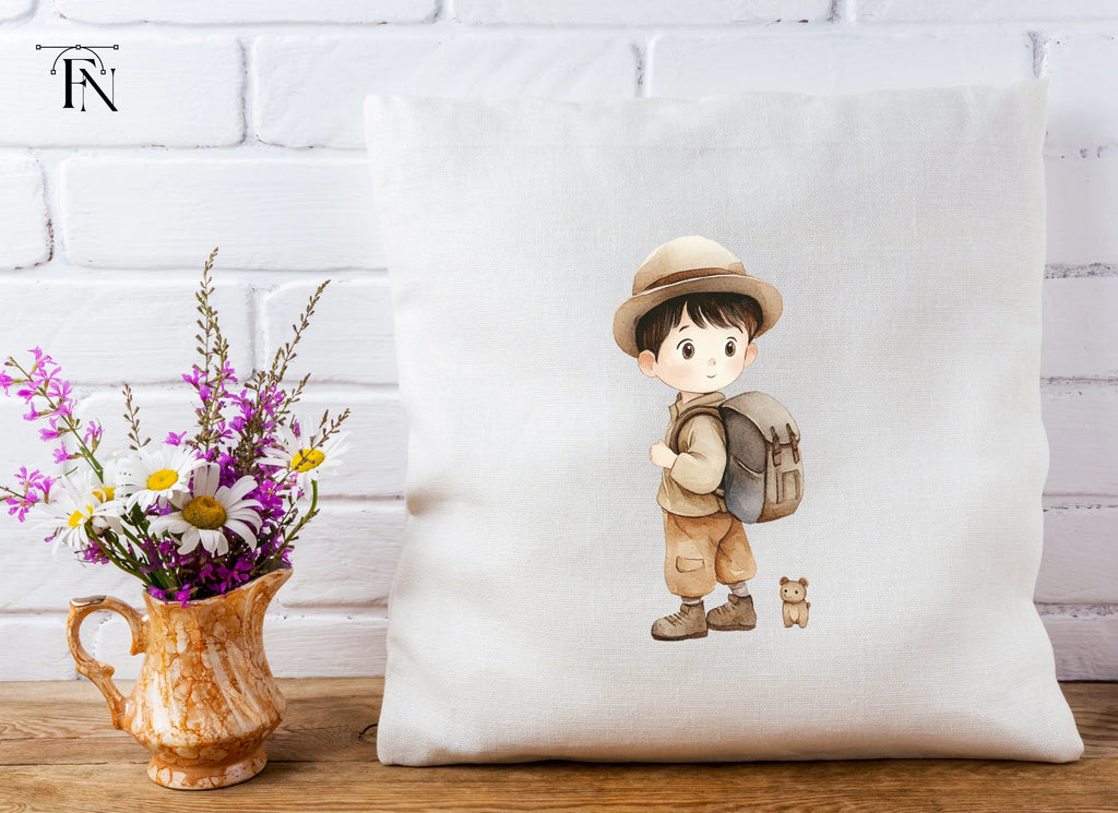 Cute Boy Explorer Clipart Bundle