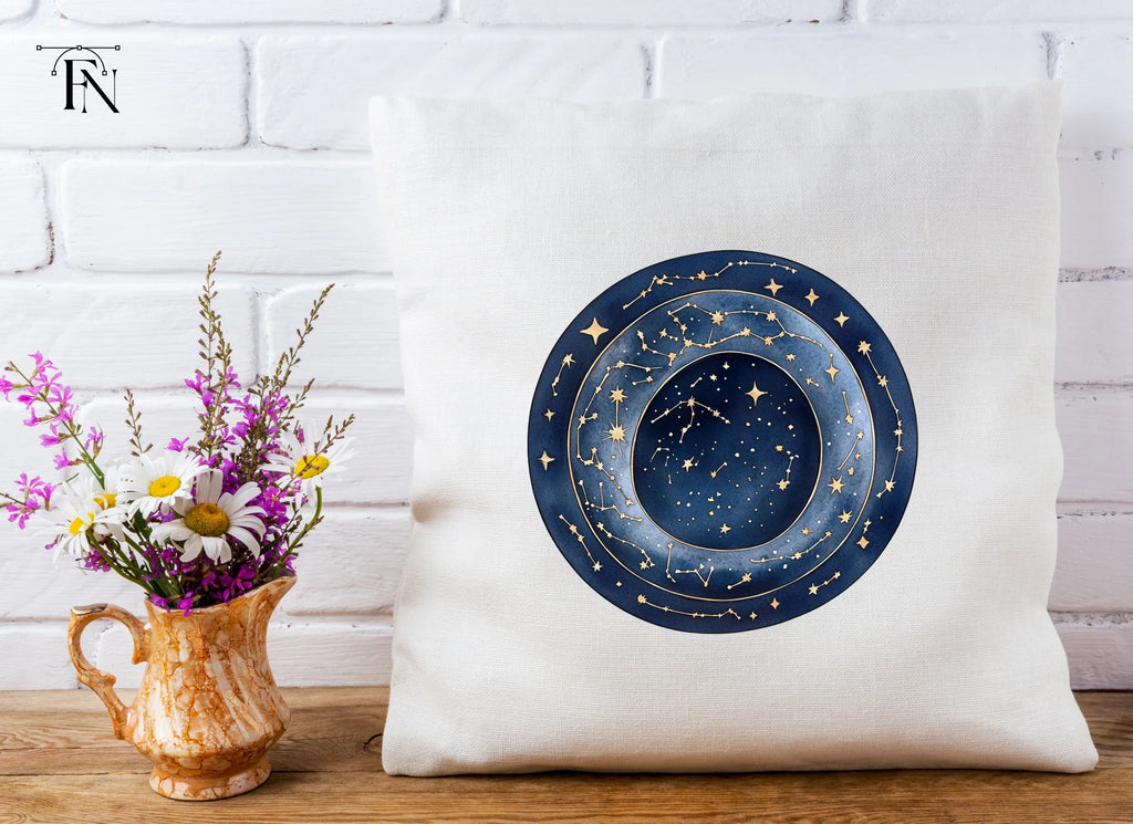 Intricate Celestial Constellation Clipart Bundle