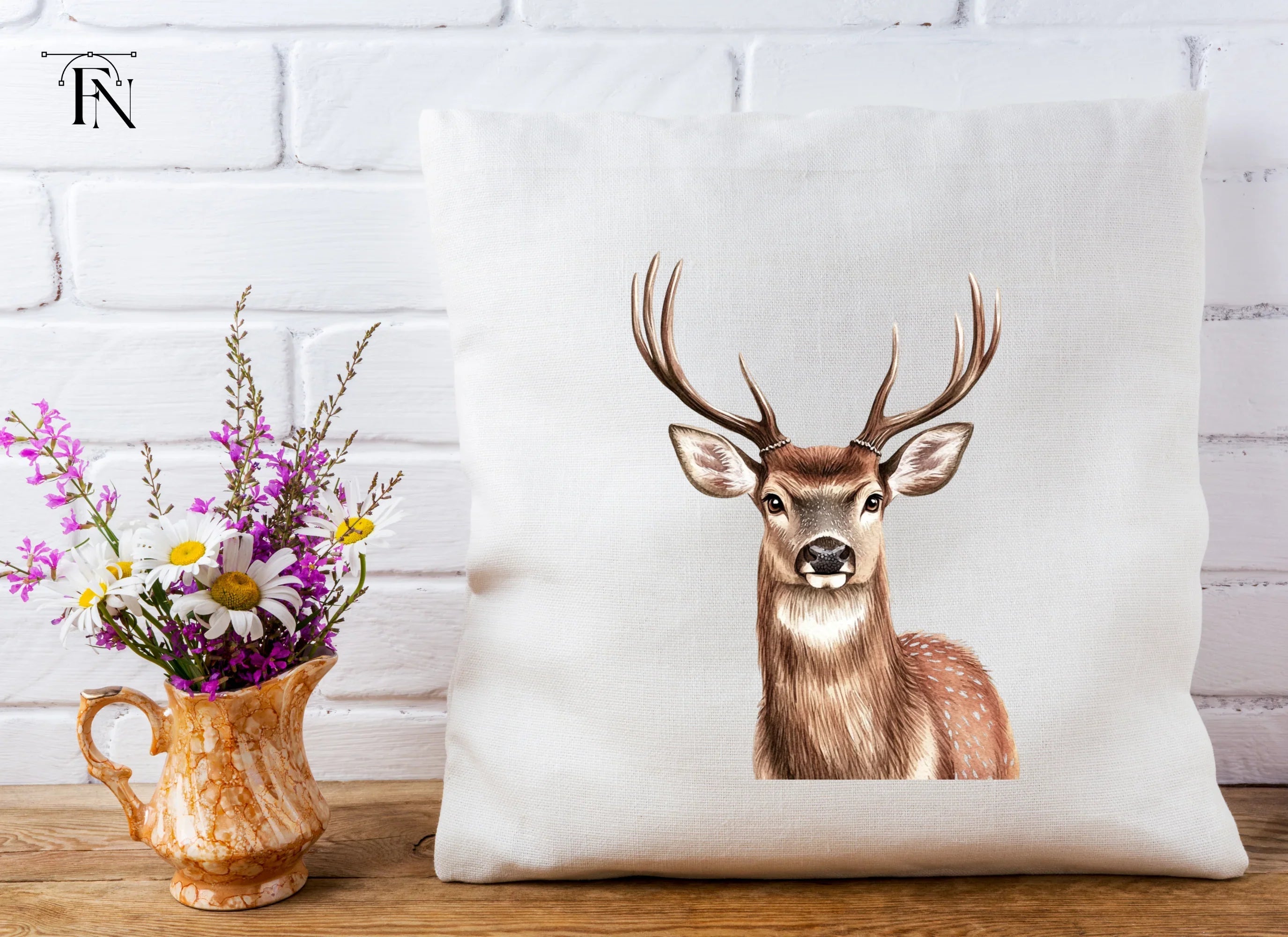 Majestic Deer Head Clipart Bundle