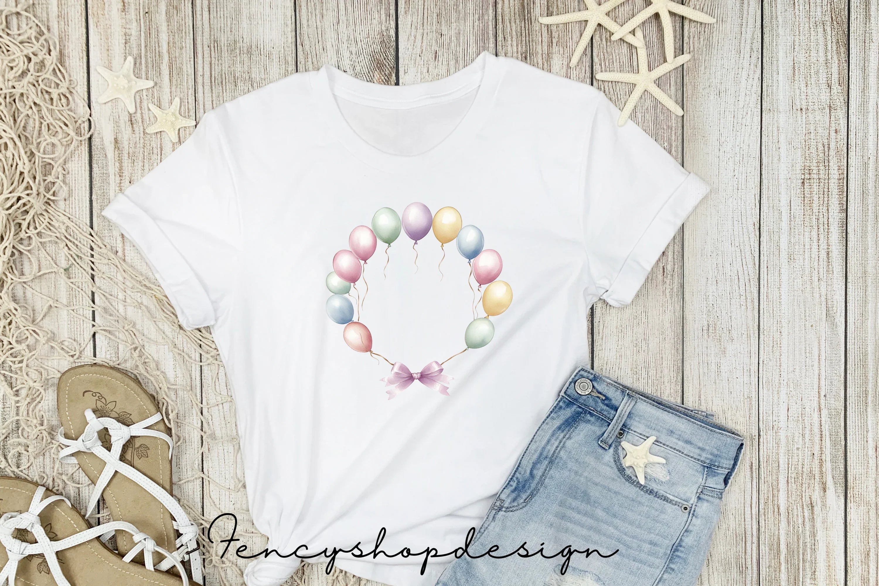 Balloon Frames Clipart Bundle