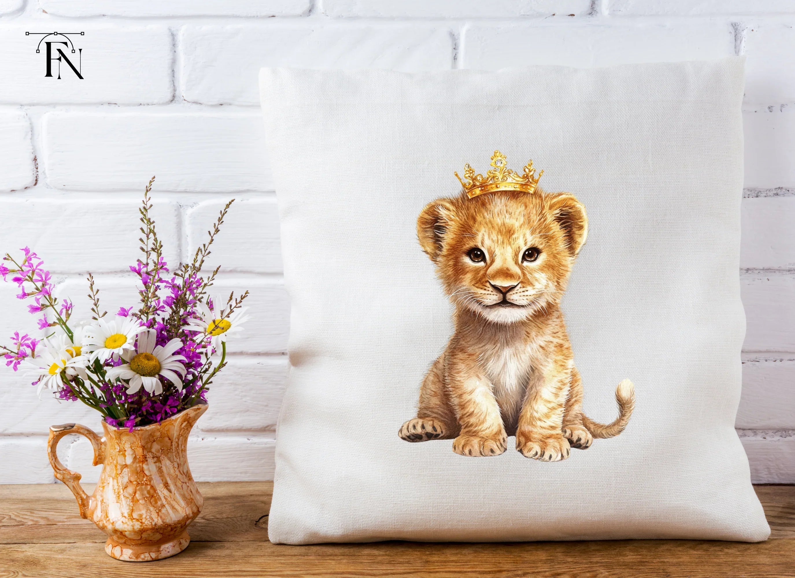 Adorable Lion King Cubs Clipart Bundle