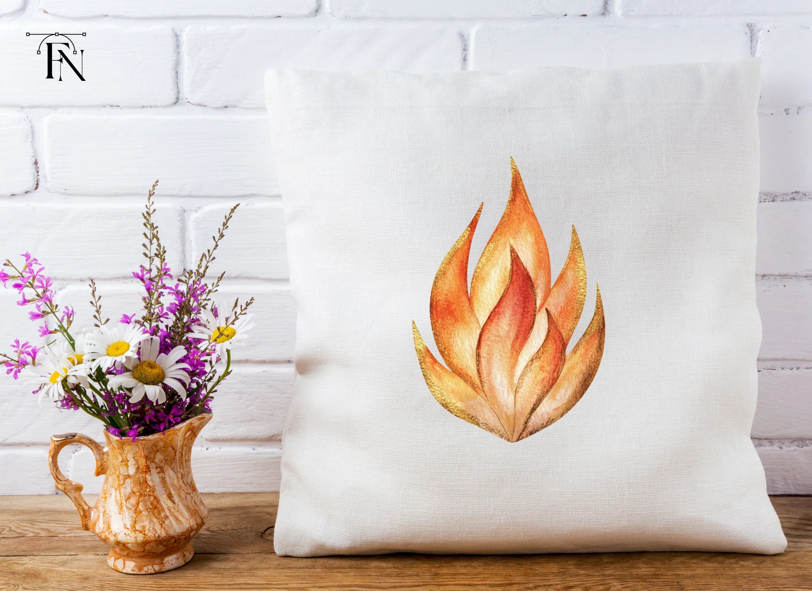 Fire Flames Clipart Bundle