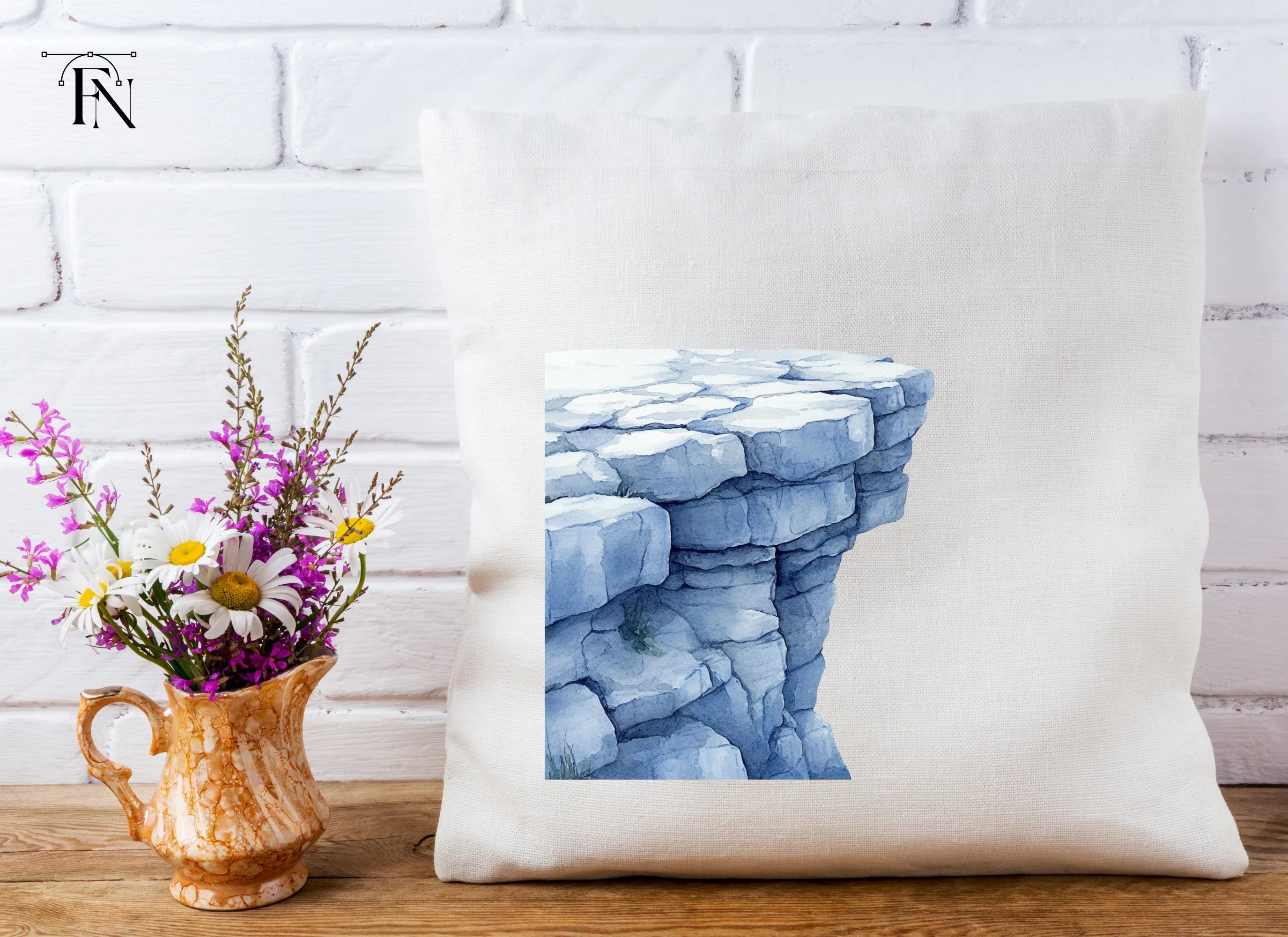 Icy Cliff Gap Clipart Bundle
