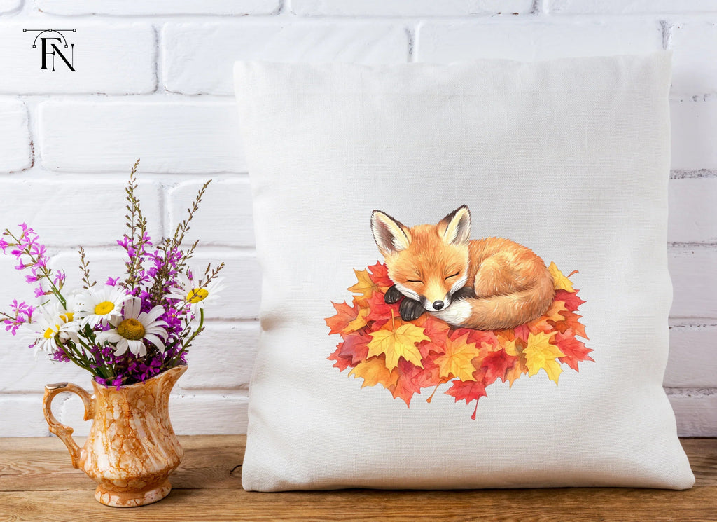 Sleeping Fox Clipart Bundle
