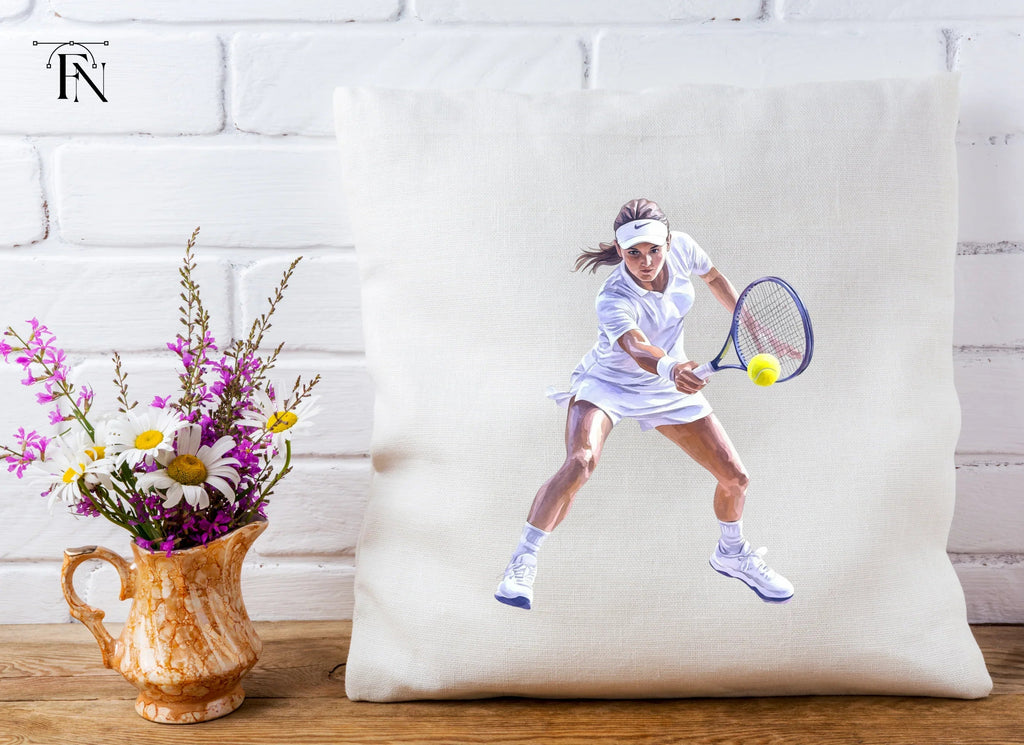 Dynamic Female Tennis Player Clipart Bundle