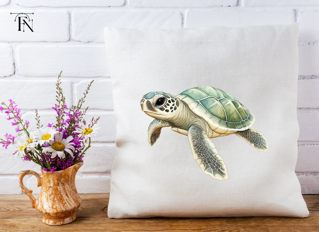 Green Sea Turtle Clipart Bundle