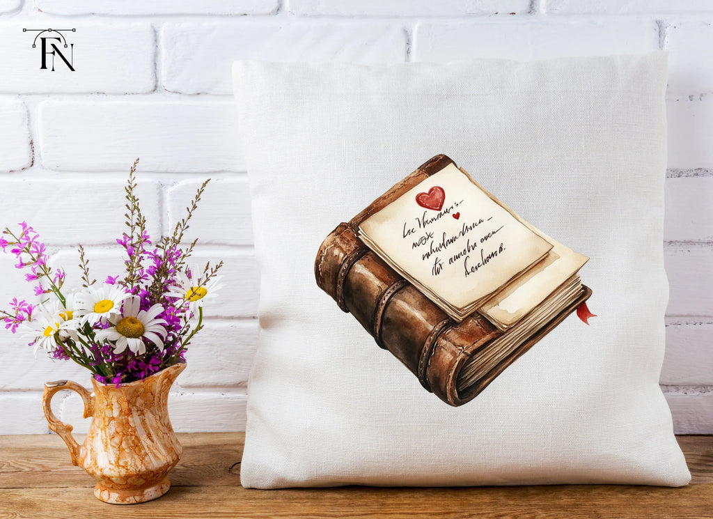 Love Letter on Old Book Clipart Bundle