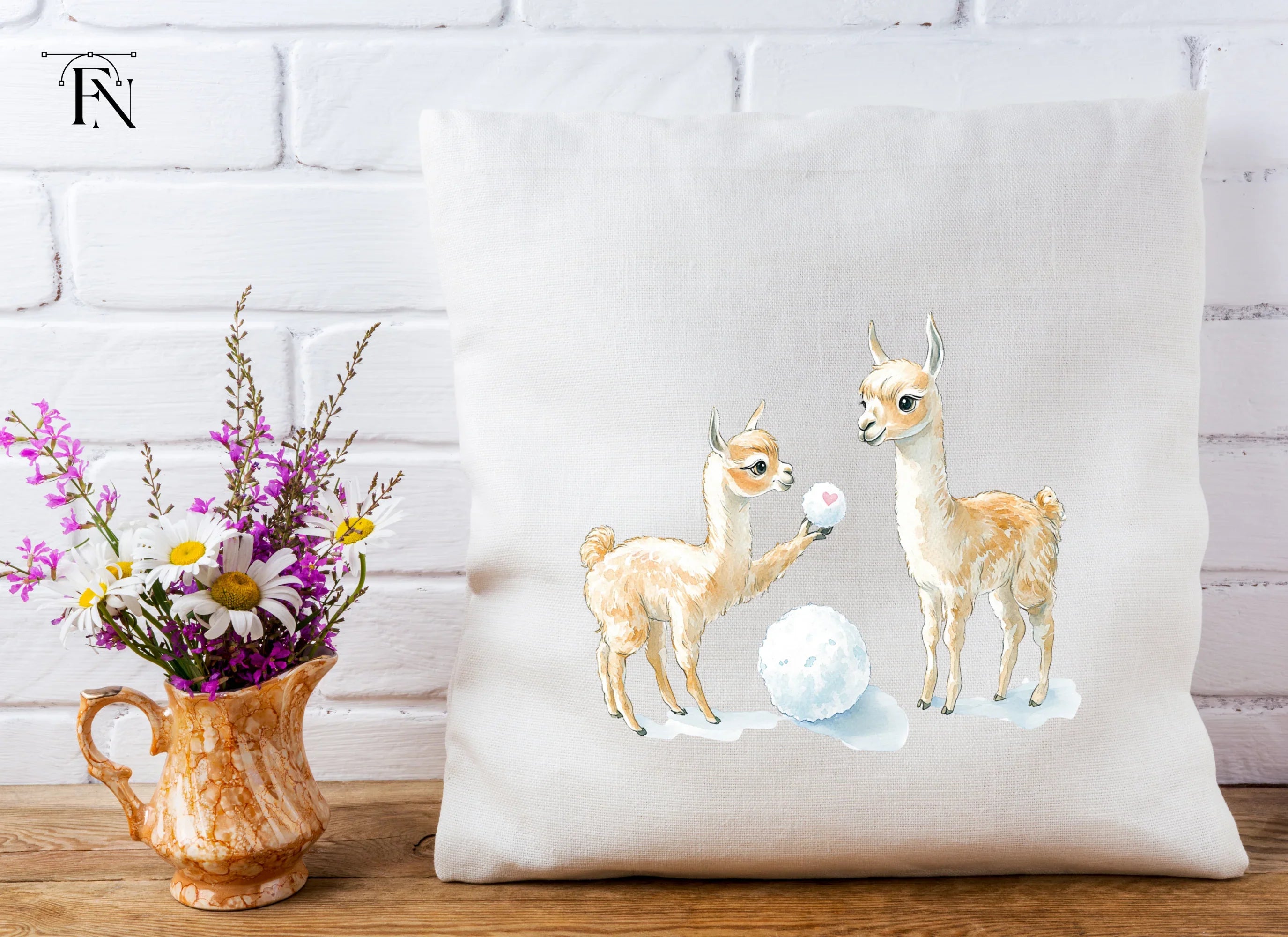 Playful Llama Clipart Bundle
