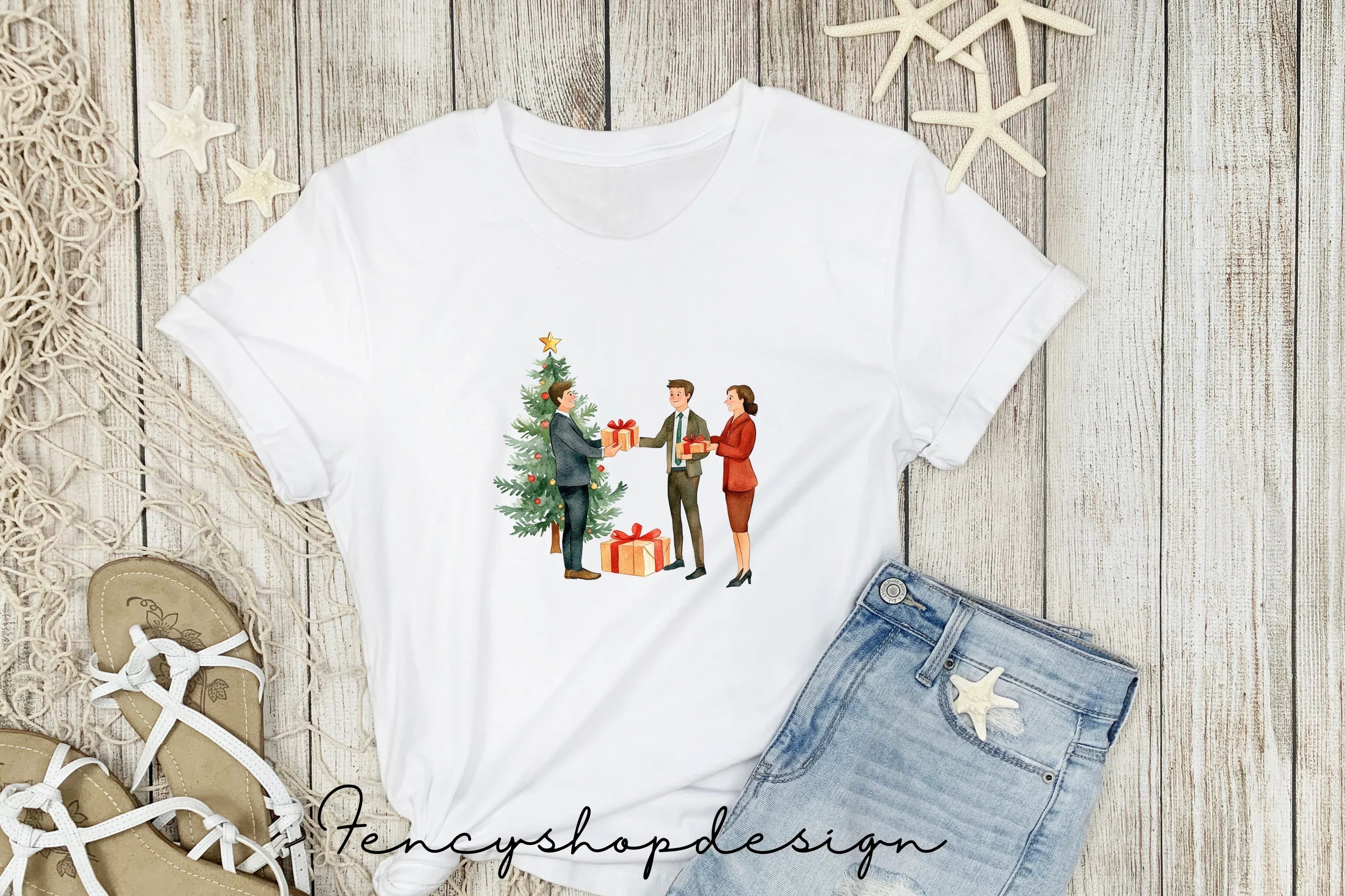 Holiday Gift Exchange Clipart Bundle