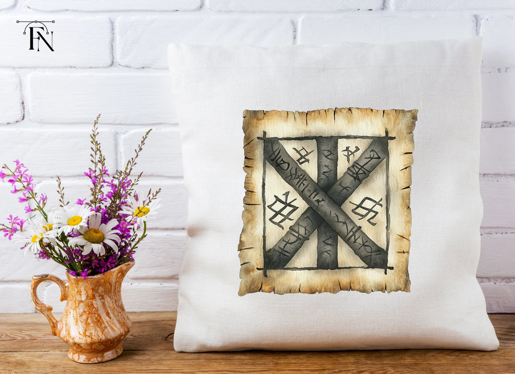 Ancient Runic Scroll Clipart Bundle