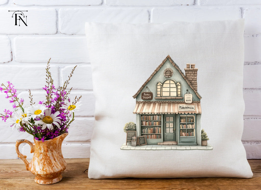 Cozy Bookshop Clipart Bundle