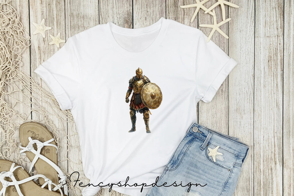 Ancient Greek Warrior Clipart Bundle