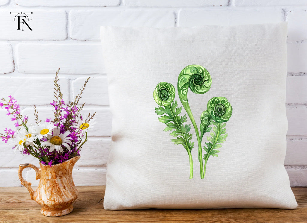 Fiddlehead Ferns Clipart Bundle