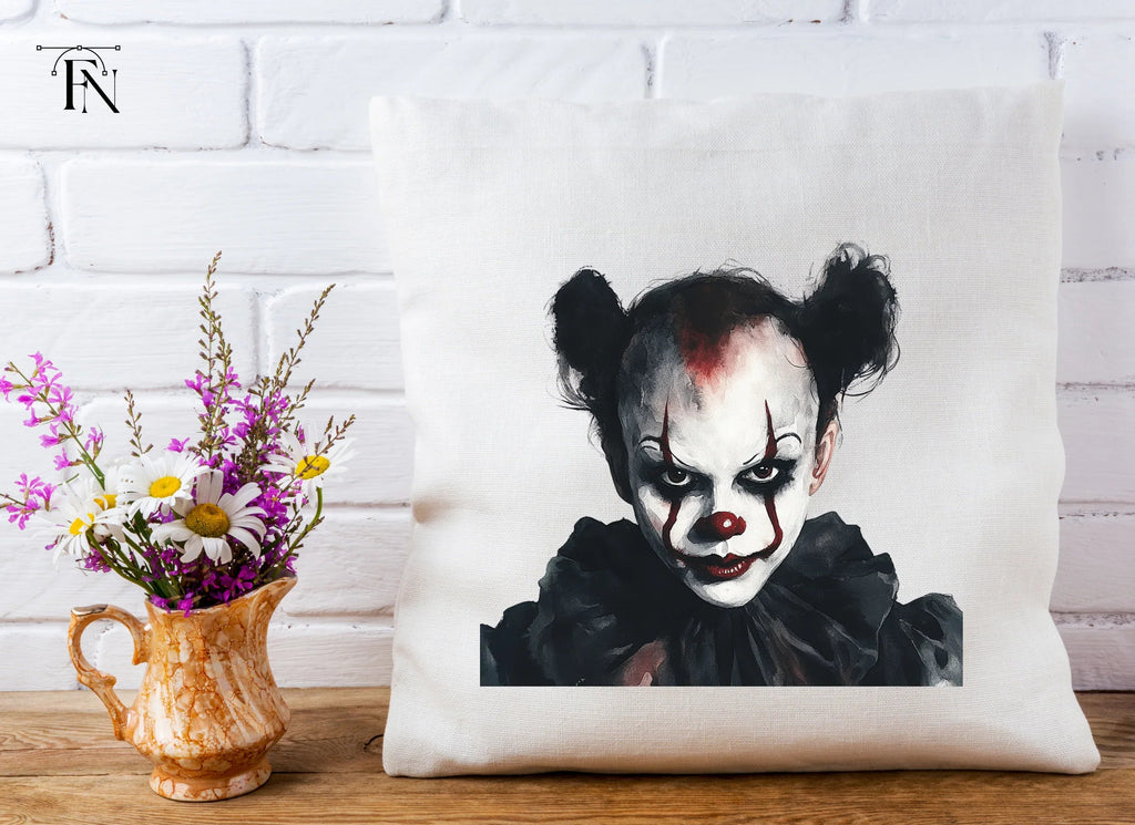 Creepy Clown Halloween Clipart Bundle