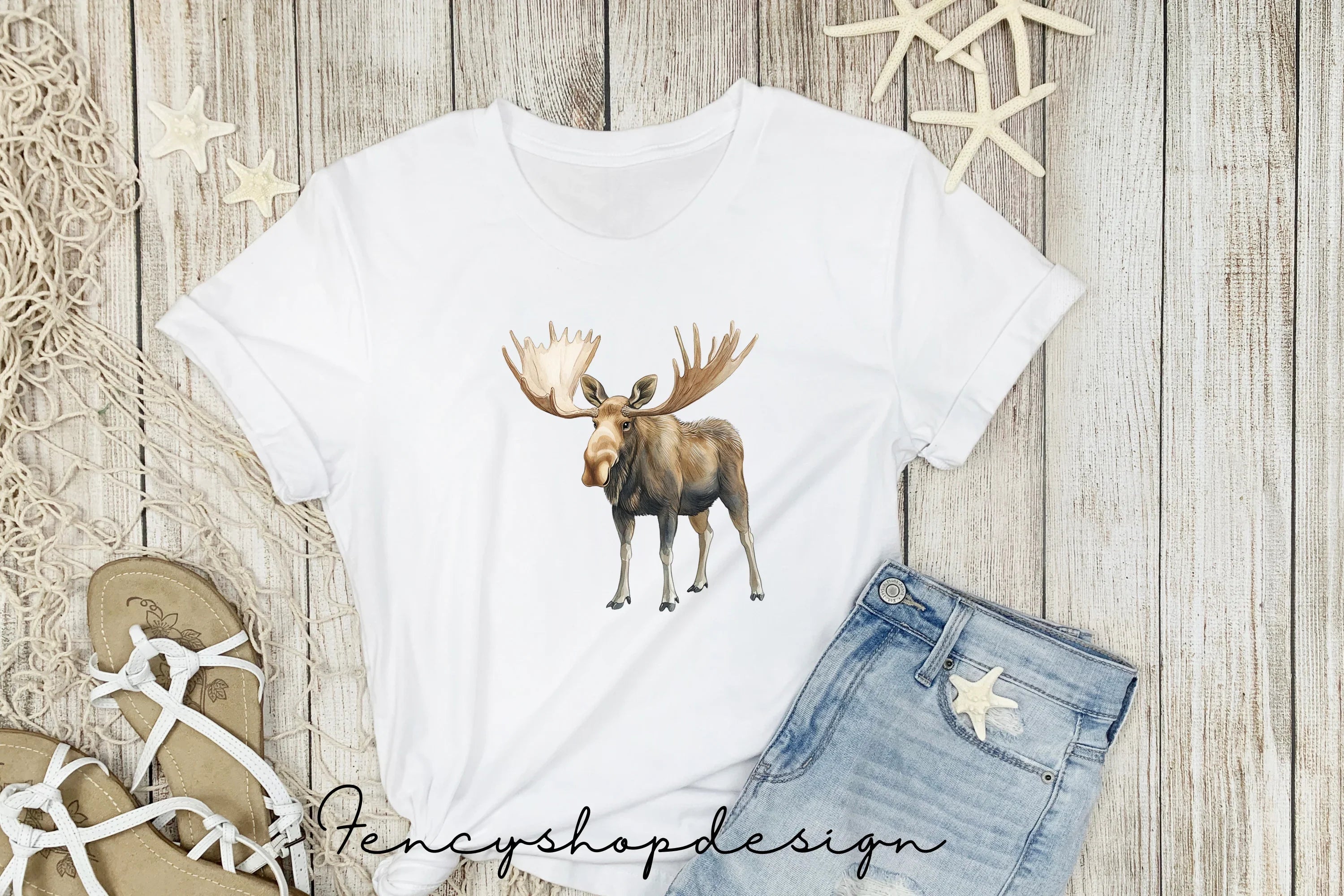 Majestic Moose Clipart Bundle