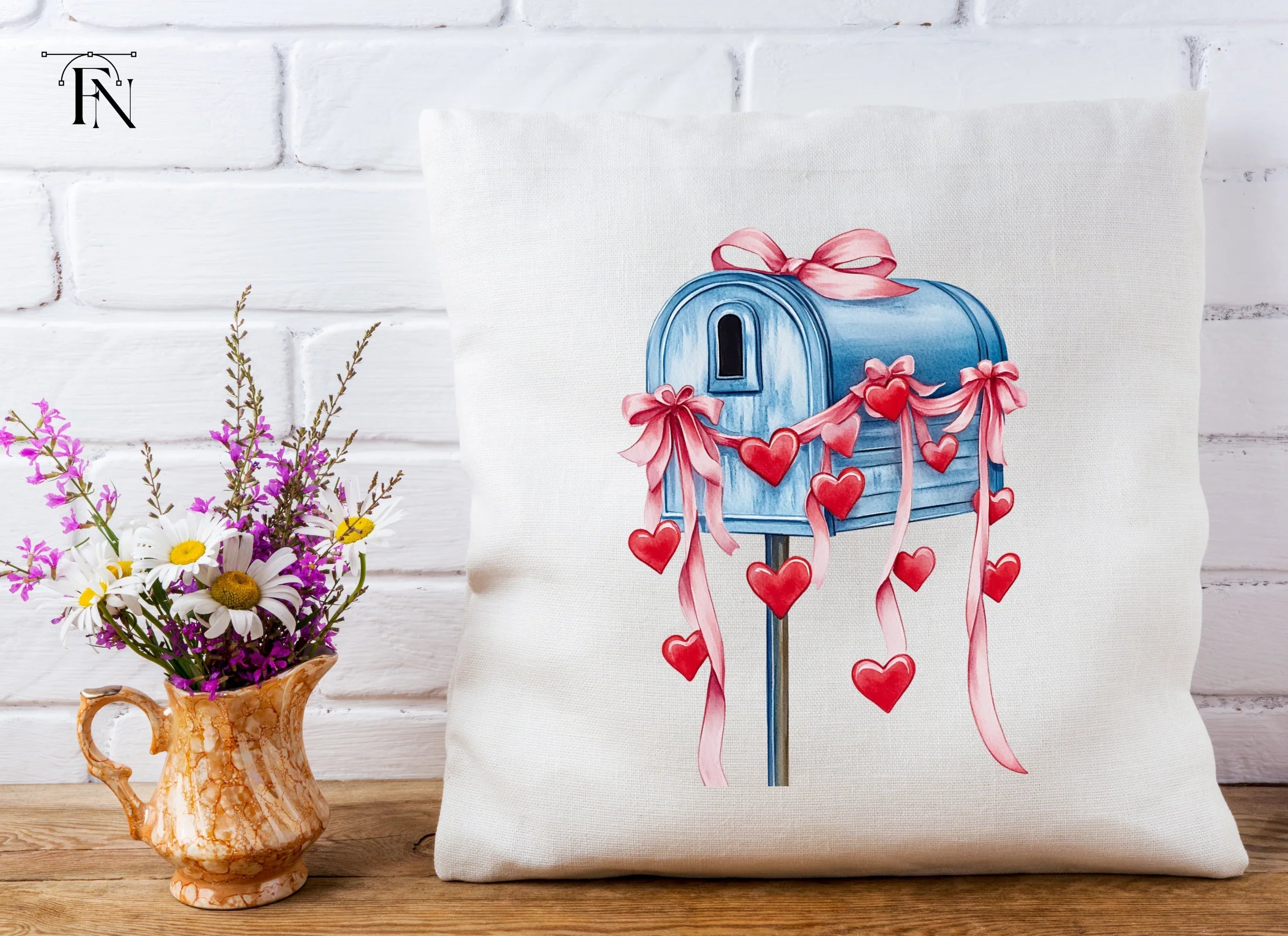 Valentine Mailbox Clipart Bundle