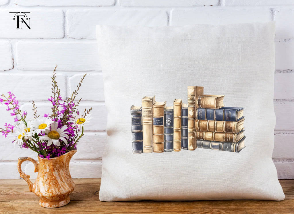 Vintage Book Stacks Clipart Bundle