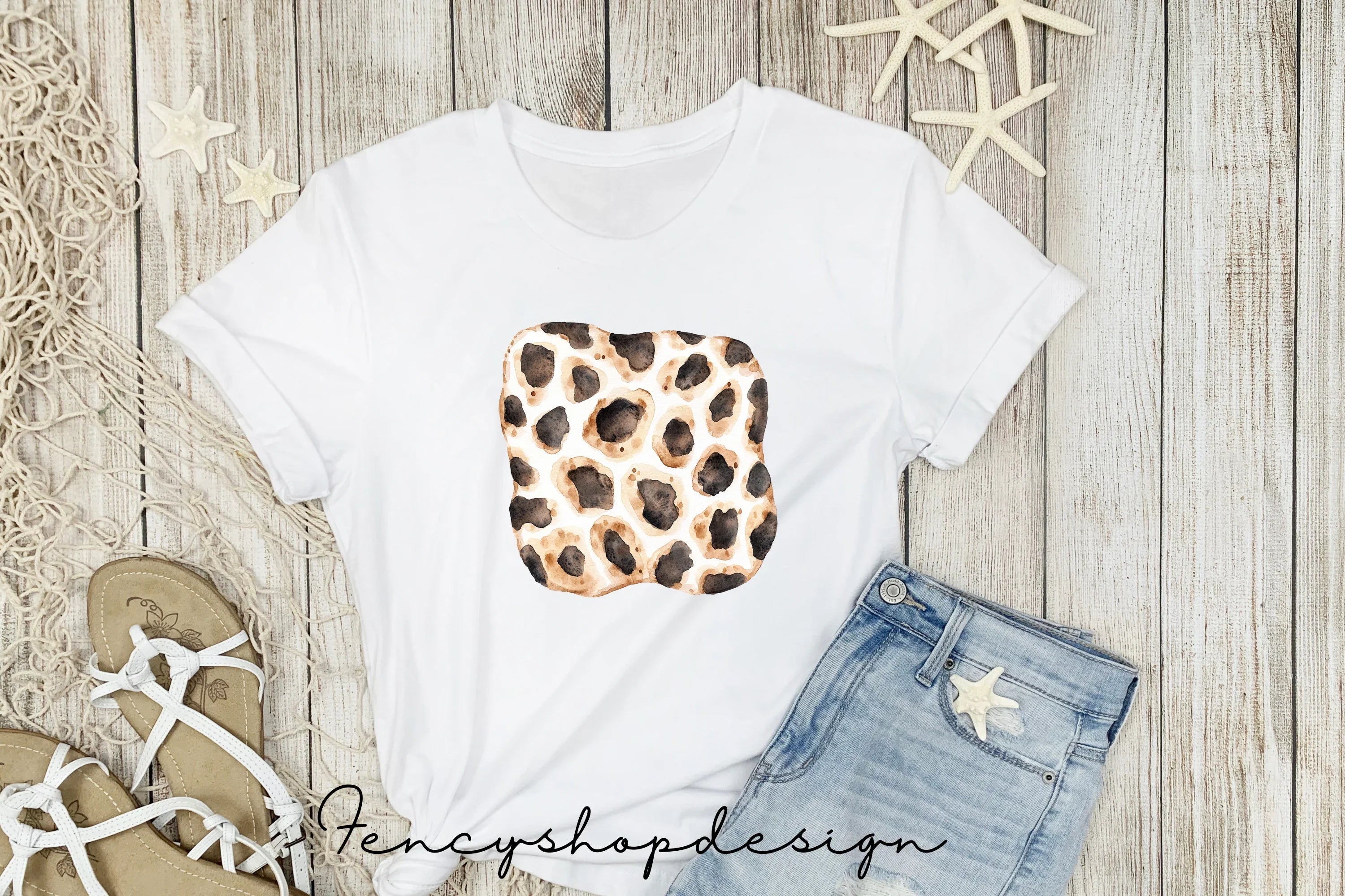Wild Leopard Clipart Bundle