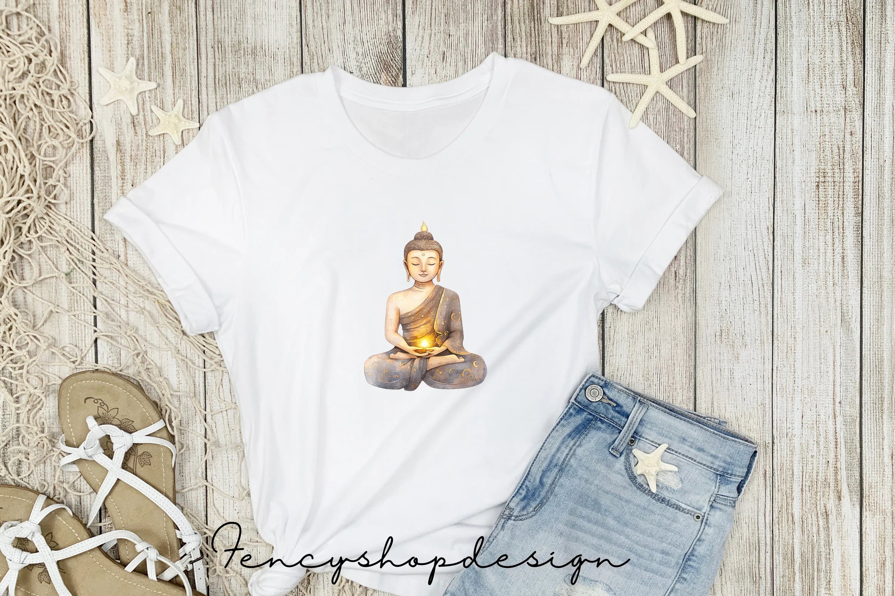 Meditating Buddha Clipart Bundle