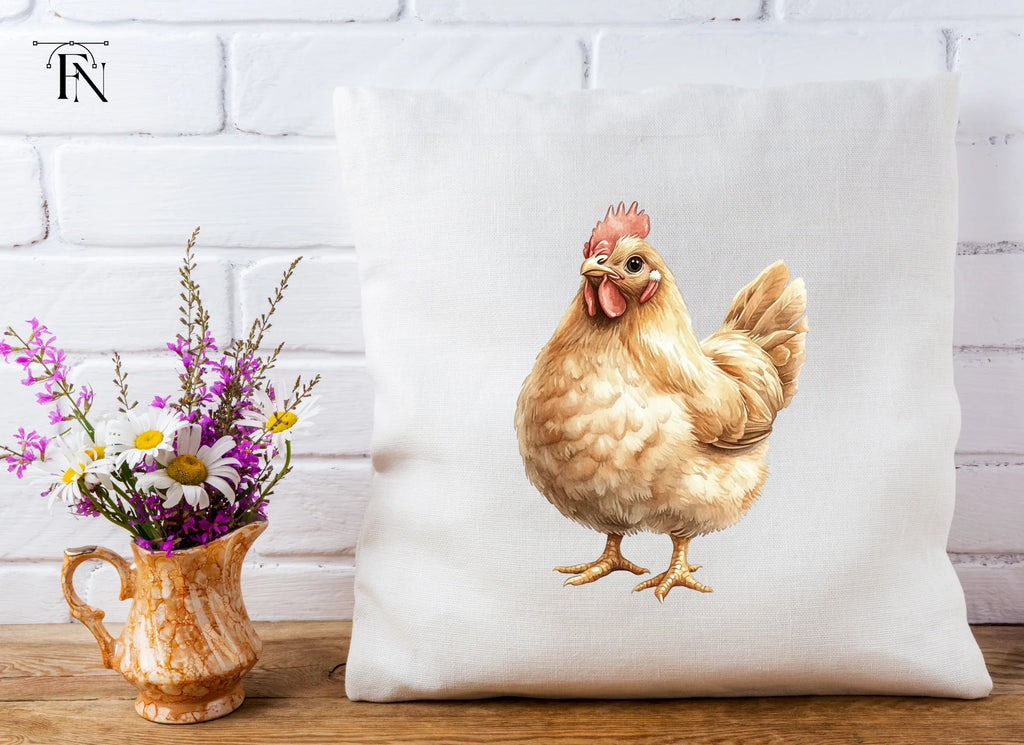 Cute Hen and Chick Clipart Bundle