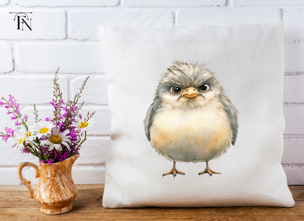 Furious Chick Illustration Clipart Bundle