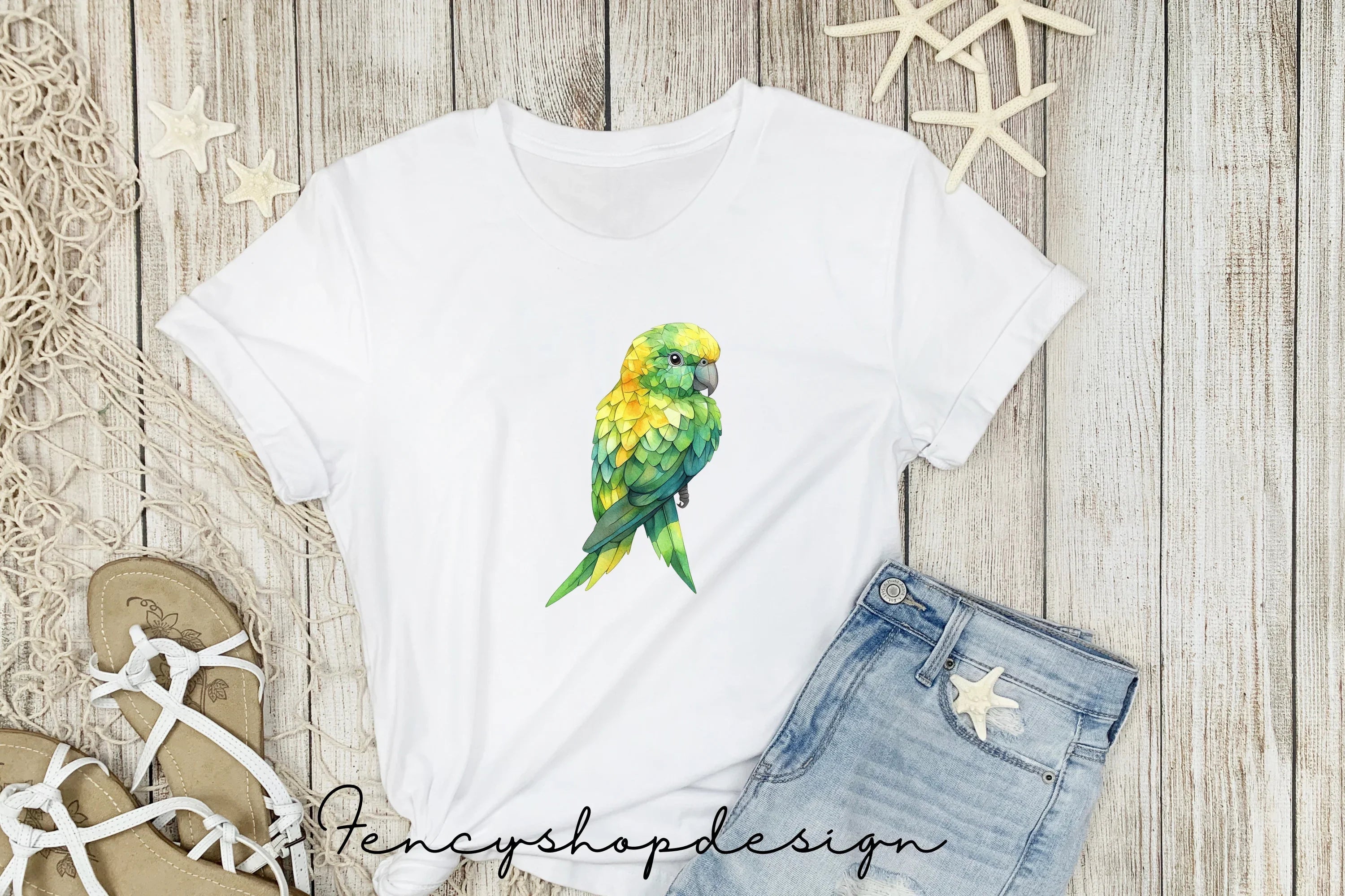 Vibrant Parrot Clipart Bundle