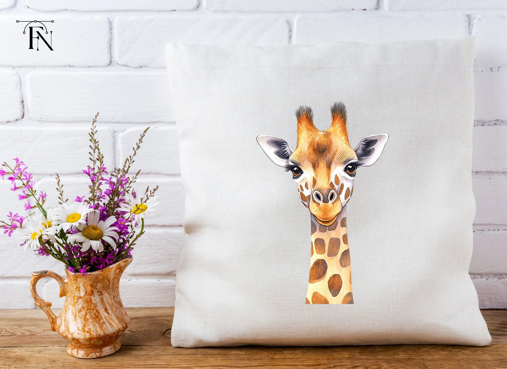 Cute Giraffe Head Clipart Bundle